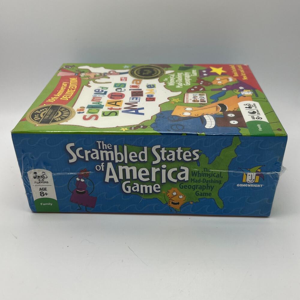 The Scrambled States of America Game 10th Anniversary Deluxe Edition New Sealed - Picture 6 of 10